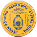SEVEN POTIONS Beard Wax for Men ? Medium Hold Styling Wax to Shape And Nourish Your Beard ? All-Natural, Vegan, Cruelty Free ? Citrus Tonic (1 FL OZ)