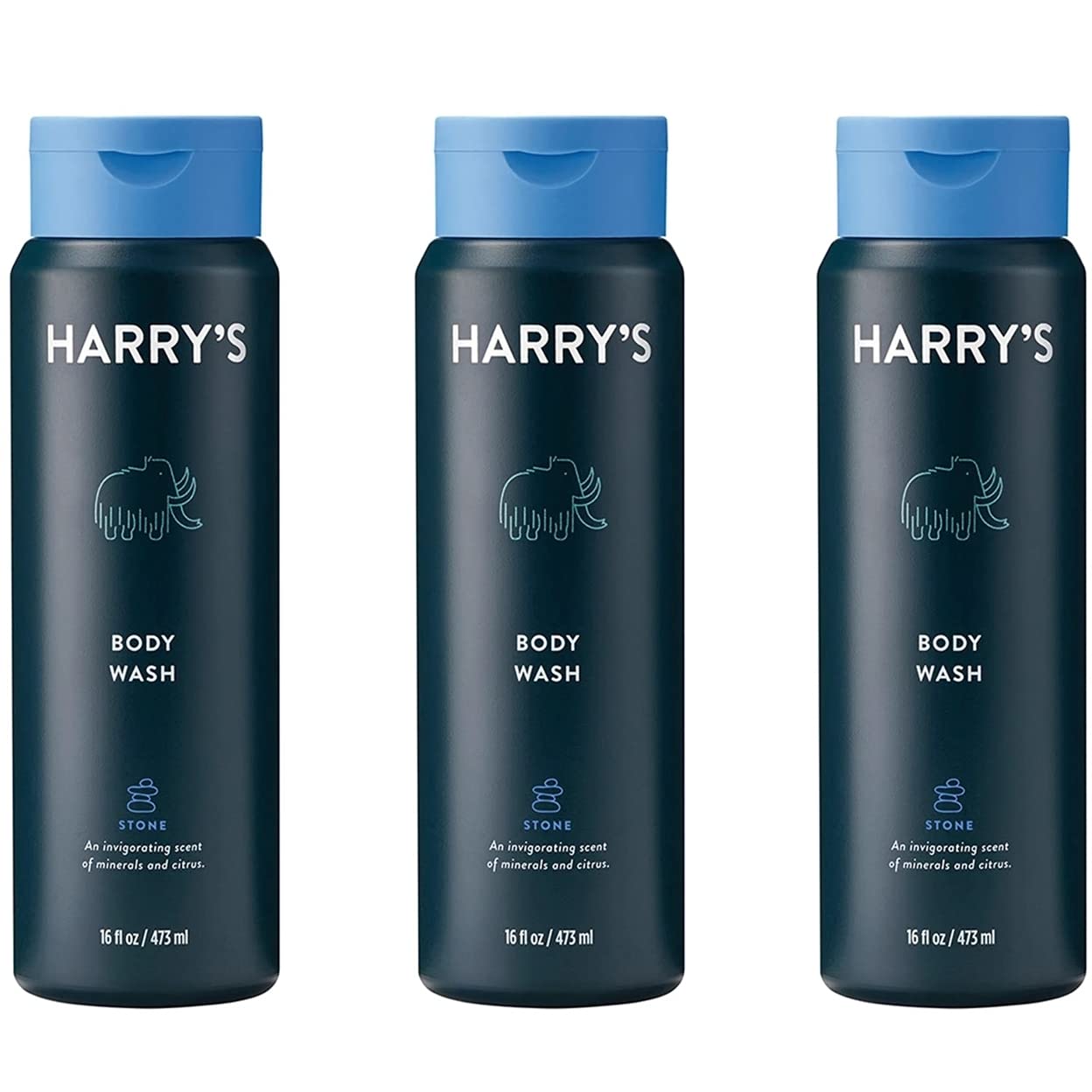 Harry�s Men�s Body Wash, Stone Scent, 16 Fluid Ounce (Pack of 3)