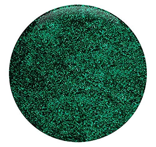 GLITTIES - Emerald Green - Loose Fine Glitter Powder (.008") - Great for Nail Art, Nail Polish, Gel, Gel Polish or Acrylic Nail Powder - Solvent Resistant - (30 Gram Jar)