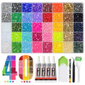 JIVVEXO Rhinestone Bedazzling Kit with 42,000 Gems, 40 Colors & Tools