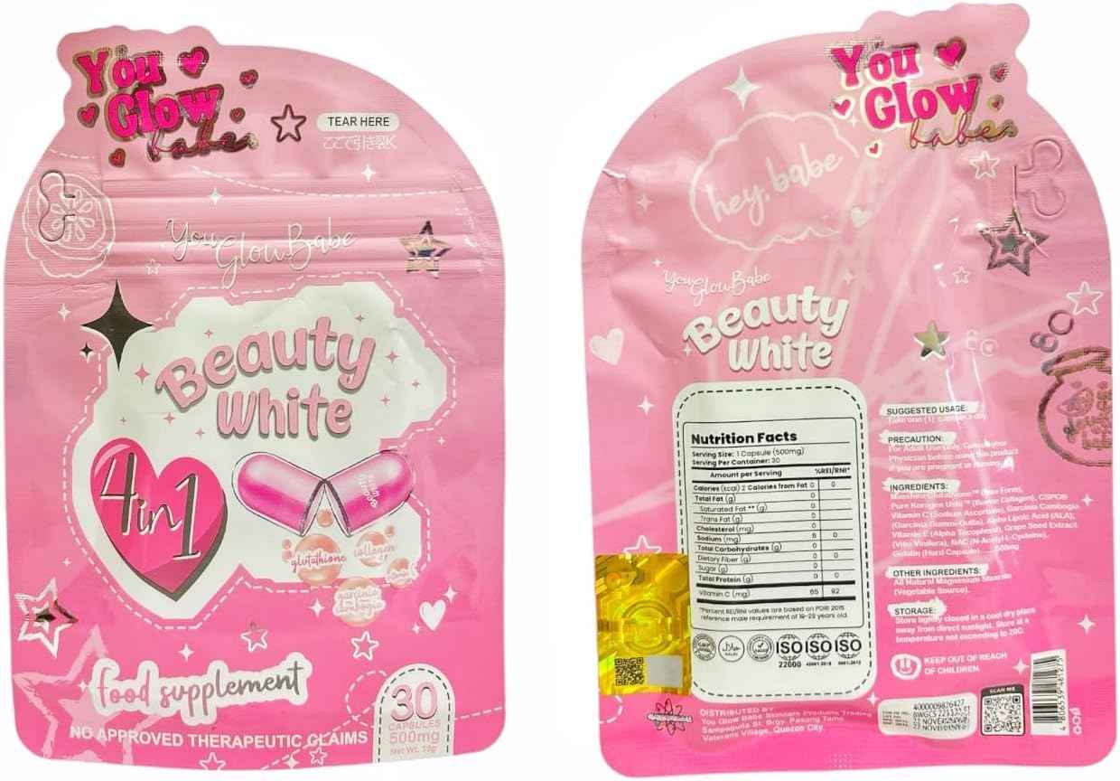 You Glow Babe Beauty White Soap Bars & Beauty White Capsules Bundle