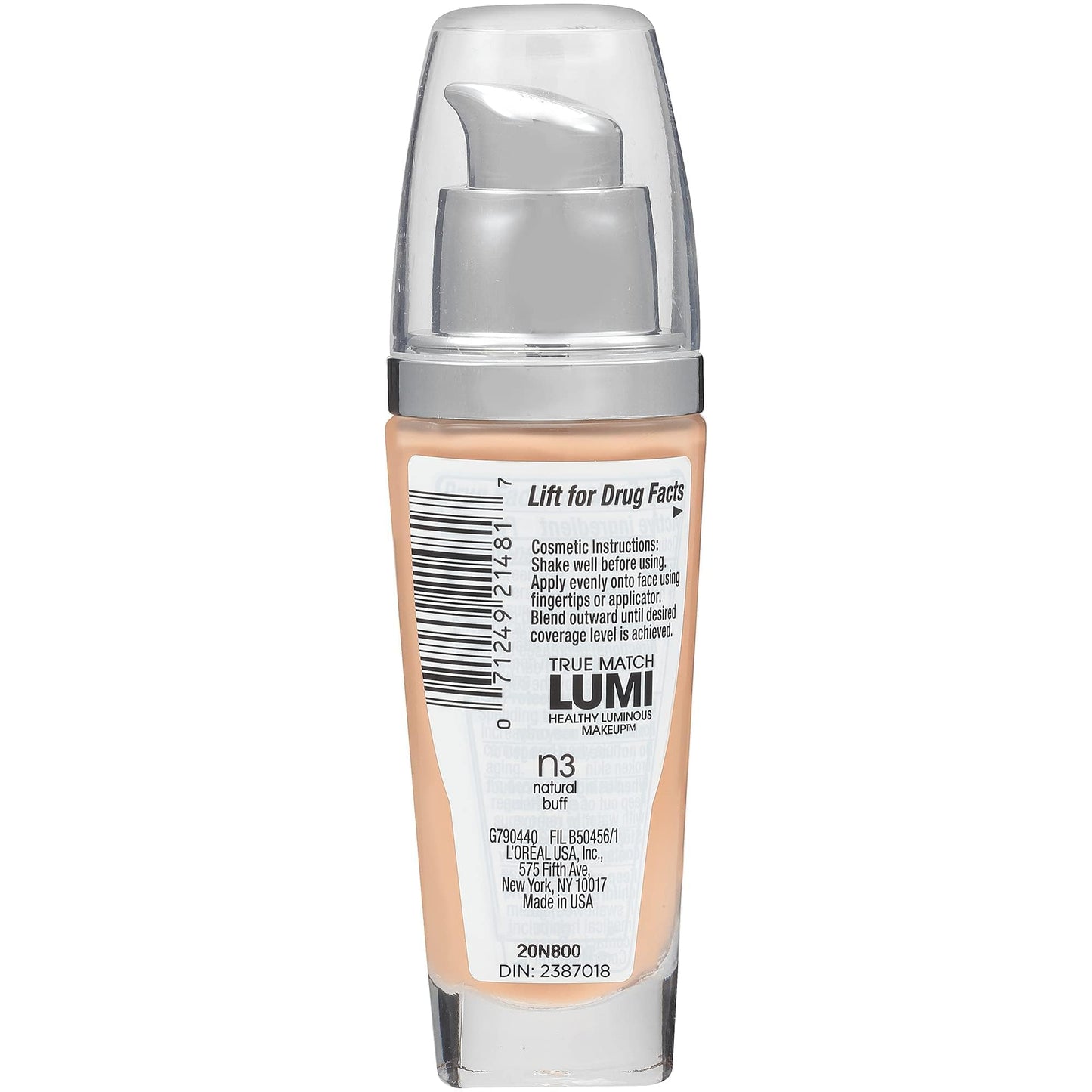 L'Oreal Paris True Match Lumi Healthy Luminous Makeup, Neutral, 1 fl; oz.