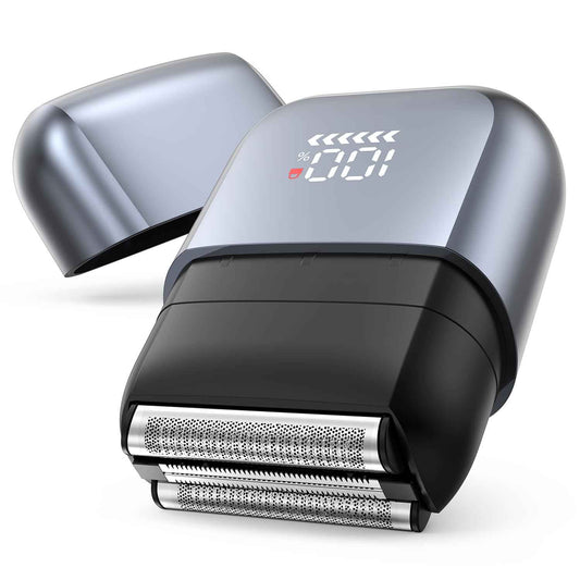 Foil Shavers for Men, Mini Electric Razors for Close Shaving Face with High Speed 3 Floating Blade Heads, USB C Fast Rechargeable Foil Shaver IPX7 Waterproof Wet Dry Travel Locked/Led Display