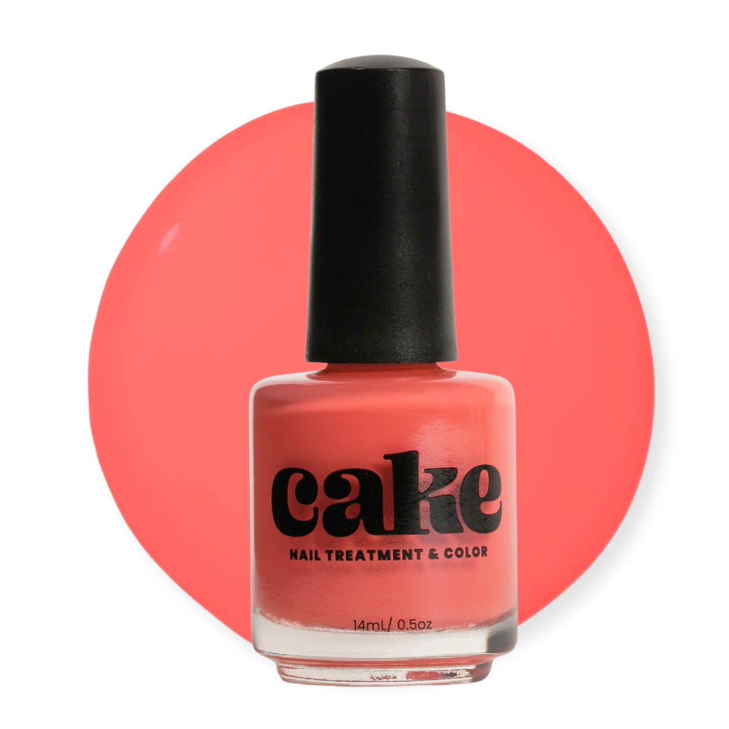 Cake Nailss "Afterglow" (0.5 Fl Oz) Biotin Nail Polish, Free From Harmful Substances, Nutrient-Rich Formula, Strengthening Nail Polish, Non Toxic, Made In The USA (Afterglow)