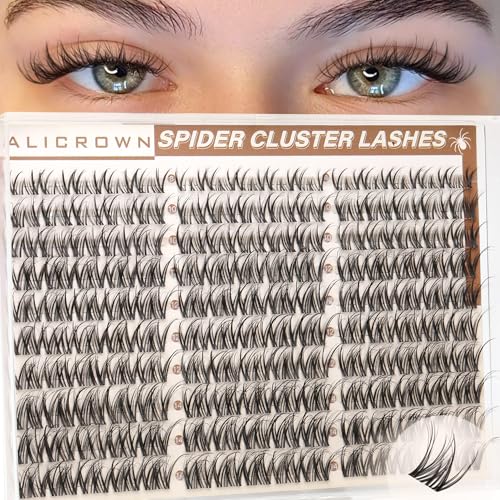 Spider Lash Clusters D Curl 8-14mm Wispy Eyelash Extensions DIY