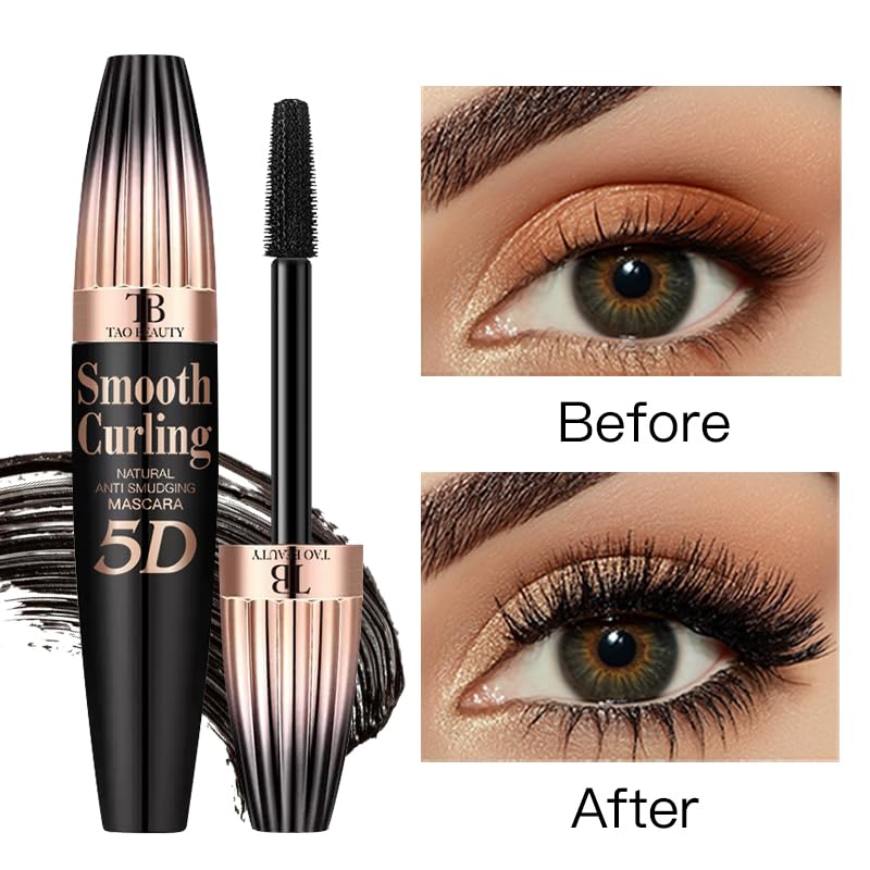 Boxveria Waterproof 5D Silk Fiber Mascara - Lengthening & Smudge-Proof