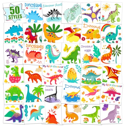 Kids Temporary Tattoos - 50 Individually Wrapped Sheets