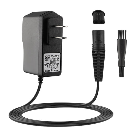 FNKTQL 12V Charger for Braun Shaver 9 8 7 6 5 3 1 XT5 Series, Power Cord for Braun S3 S6 S7 S8 S5 S9 S1 Electric Razor 3040s 340s 9385cc 370 720 760cc 790cc 720s-4 7865cc 9090cc 9330s 5018s (5Ft)