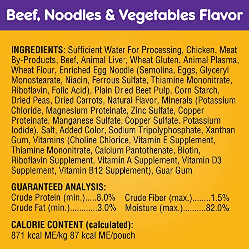 Pedigree Choice Cuts in Gravy Wet Dog Food 8-Count Variety Pack, 3.5 oz. Pouches (Pack of 2)