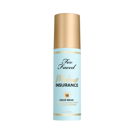 Too Faced Makeup Insurance Setting Spray | Hydrating, Long Lasting, Vegan + Cruelty Free, 4 Fl Oz