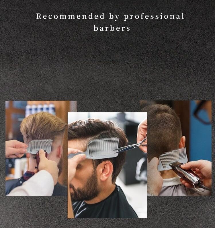 V-Shaped Hair Comb Blending Tool for Fades Flat Tops Clipper Cuts
