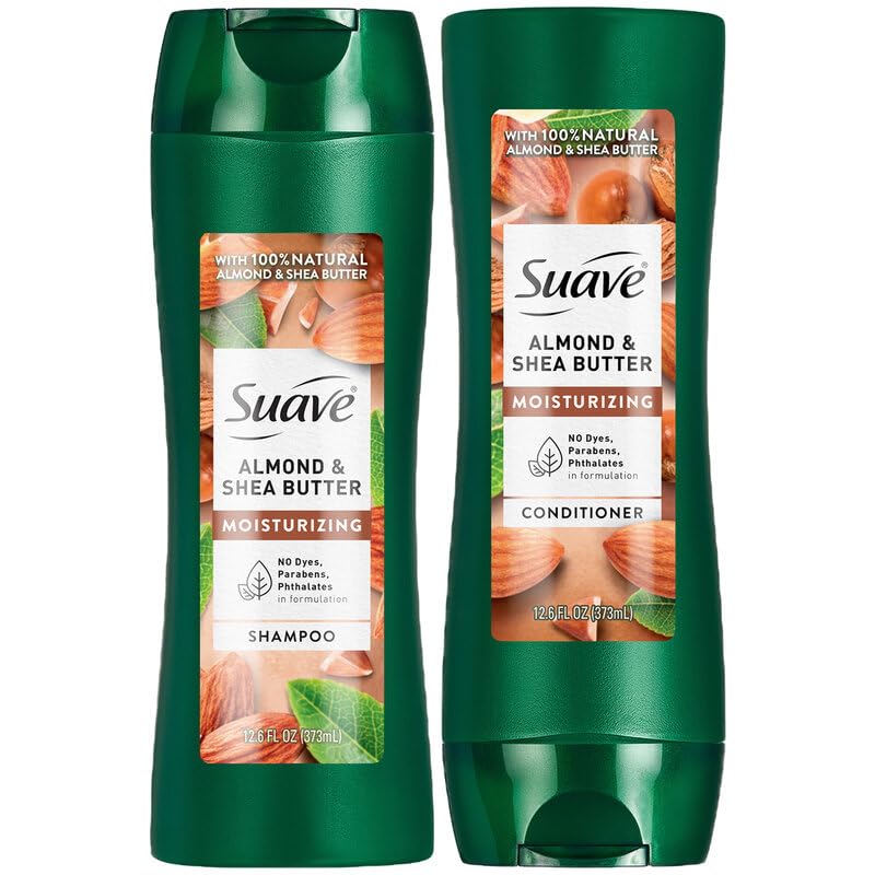 Suave Almond & Shea Butter Shampoo and Conditioner Set - 12.6 Oz