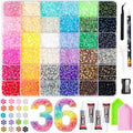 48000 Resin Rhinestones 3mm 36 Colors Bedazzler Kit with Glue