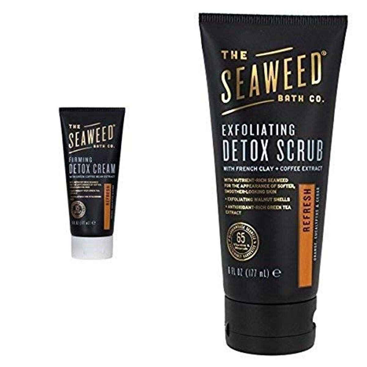 Seaweed Bath Detox Refresh Cream and Scrub Bundle