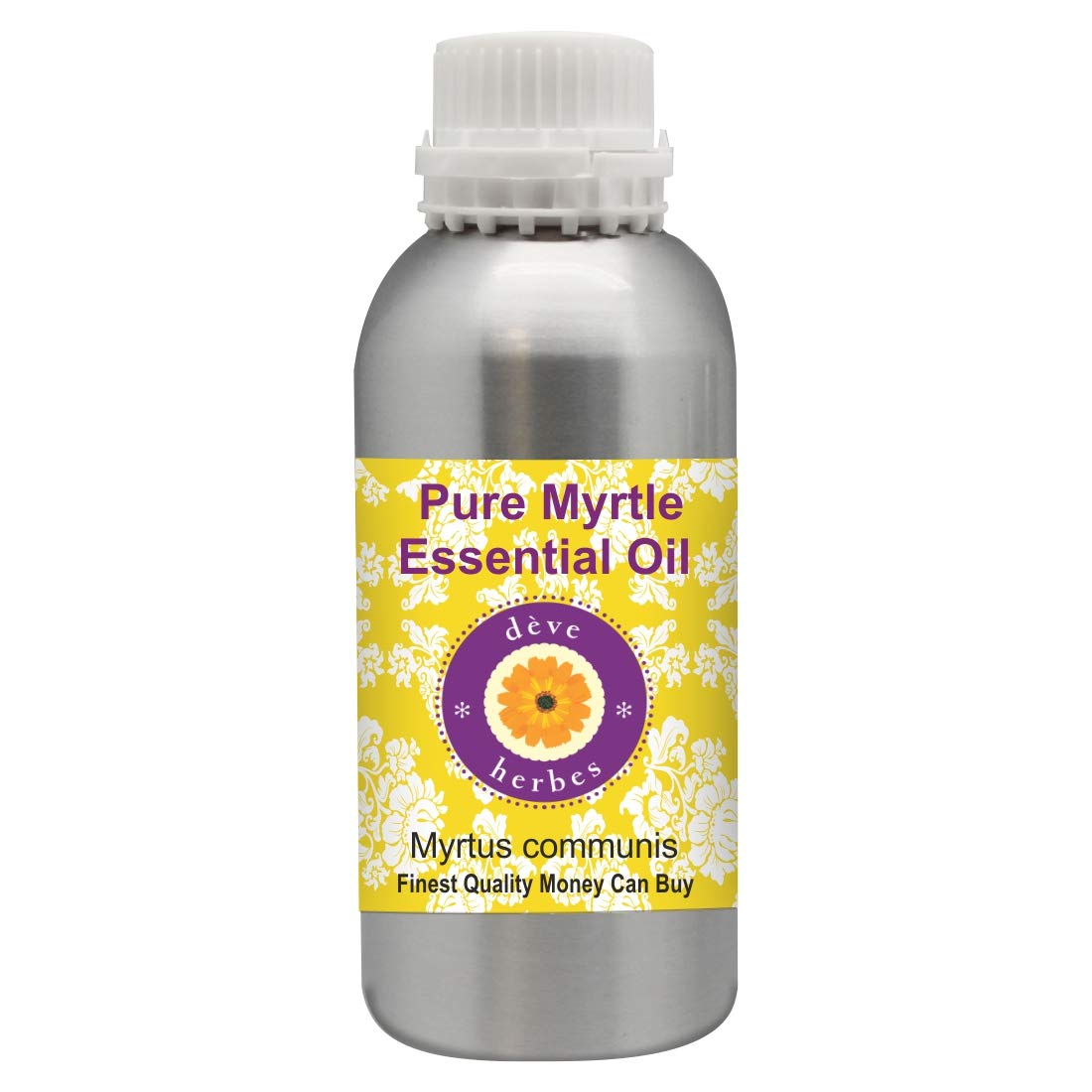 Deve Herbes Pure Myrtle Essential Oil (Myrtus communis) Steam Distilled 300ml (10 oz)