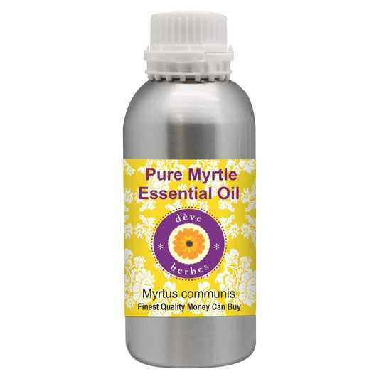 Deve Herbes Pure Myrtle Essential Oil (Myrtus communis) Steam Distilled 300ml (10 oz)