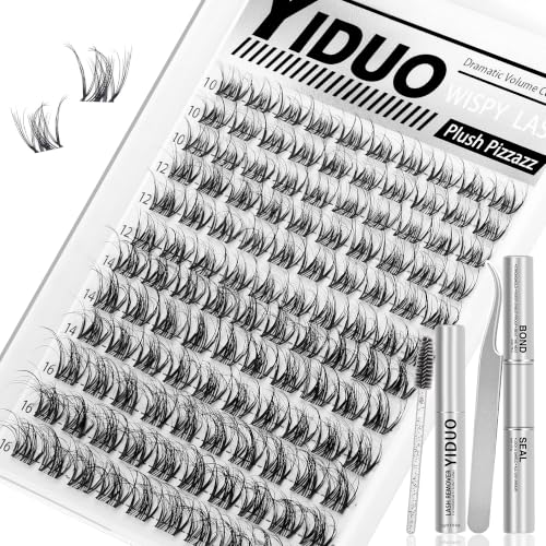 Spider Lash Clusters Kit 10-16mm D Curly Wispy Eyelashes