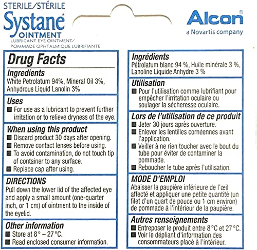 Systane Lubricating Eye Ointment Nighttime 3.5g (2 Pack)