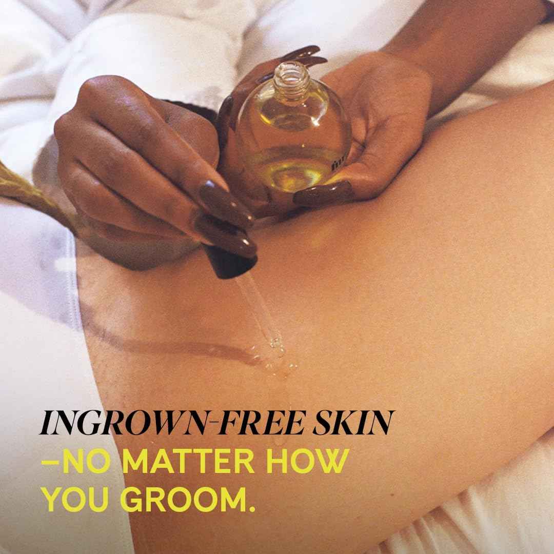 Ingrown Hair Oil for Bikini Line, Underarms, Legs & More – Soothes Razor Bumps, Prevents Ingrowns, Reduces Redness & Irritation – Jojoba, Clary Sage & Tea Tree – 14mL