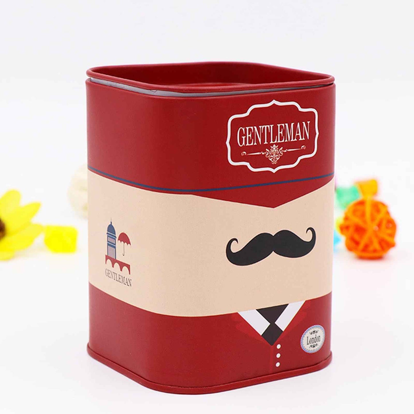 Razor Blade Disposal Case, Safety Razor Bank Container for Used Razor Storage, Red