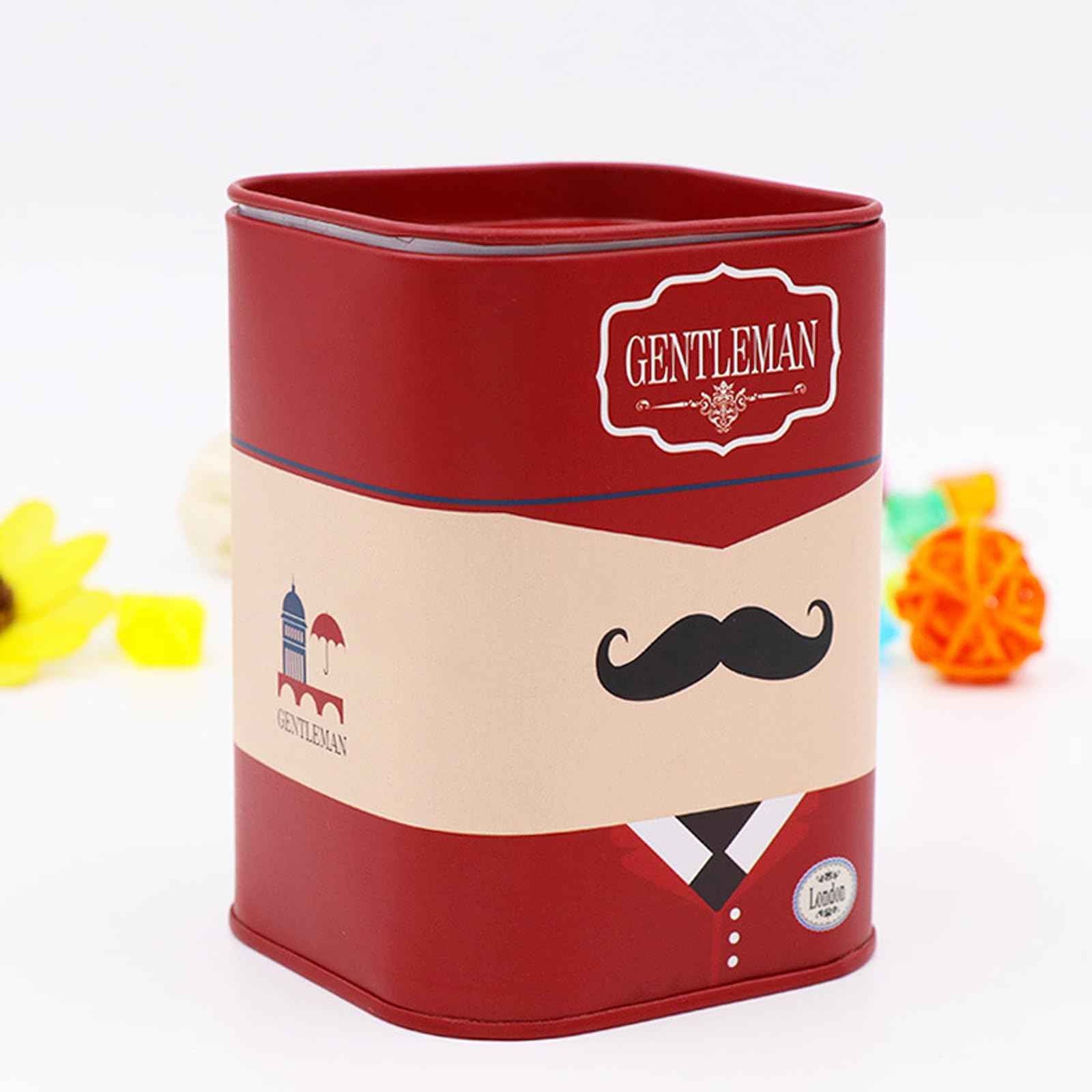 Razor Blade Disposal Case, Safety Razor Bank Container for Used Razor Storage, Red