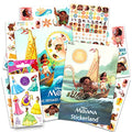 Moana Stickers and Tattoos Party Favors Pack - 250+ Stickers, 50 Tattoos
