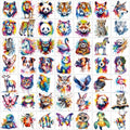 160 PCS Watercolor Animals Temporary Tattoos for Kids