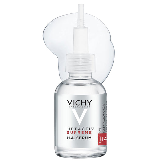 Vichy LiftActiv Supreme 1.5% Hyaluronic Acid Face Serum & Wrinkle Corrector | Anti Aging Serum For Face To Reduce Wrinkles, Plump, & Smooth | Suitable For Sensitive Skin | 1.01 Fl. Oz