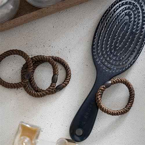 Blue & Pink Hair Ties for Thick Hair, Grab & Go Ponytail Holders, 8 Pack, Tutu, Thick No-Crease Bands with Strong Hold, Damage-Free Design, Soft Ballet-Inspired Mix | L. Erickson