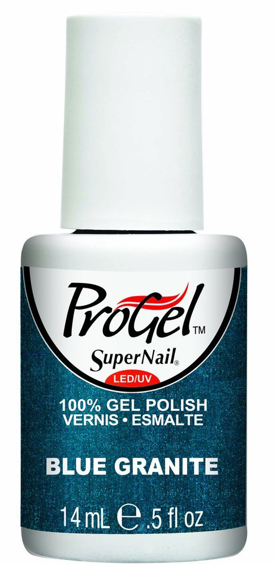 Supernail Gel Polish for Nails, Blue Granite Shimmer, 0.5 Fluid Ounce