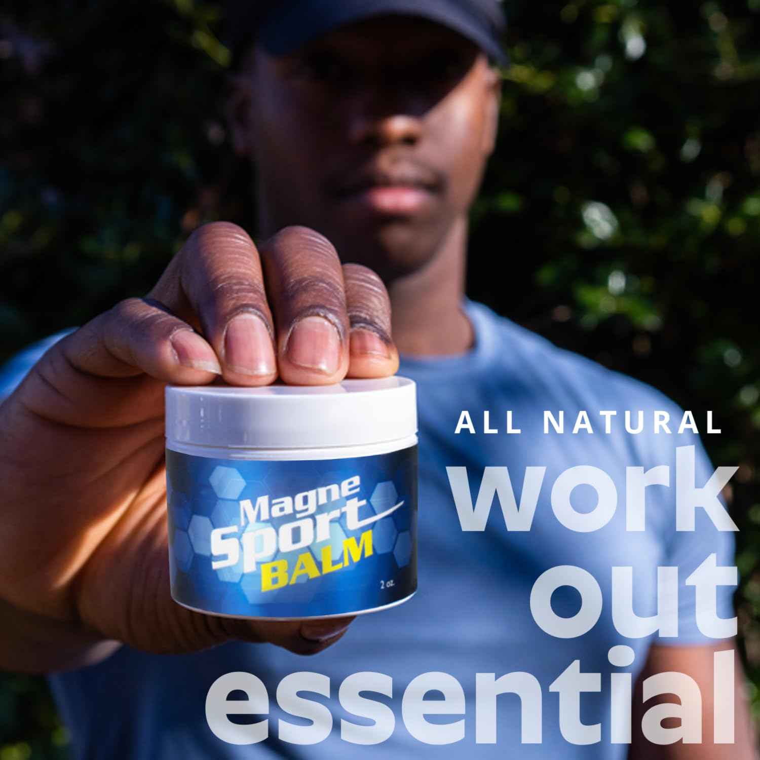 MagneSport Topical Magnesium Balm for Athletic Recovery - 4oz Jar