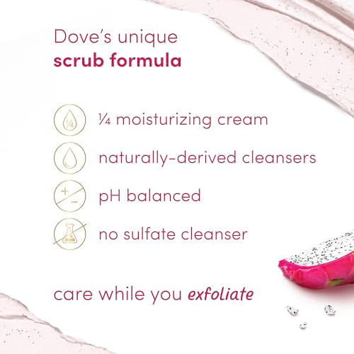 Dove Dragon Fruit & Coconut Body Scrub 15 oz