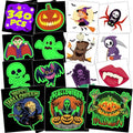 Winthrop 340 Pcs Glow in the Dark Halloween Temporary Tattoos