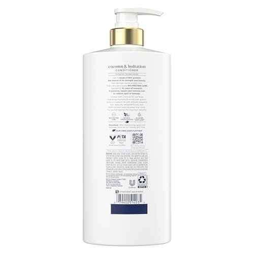 Dove Conditioner Coconut & Hydration for Dry Hair with Bio-Protein Care Technology and Coconut Oil 28 Fl Oz