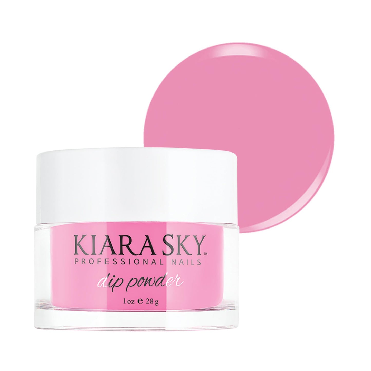 Kiara Sky Long Lasting Nail Dip Powder Pink Tones 1 oz, Pink Tutu