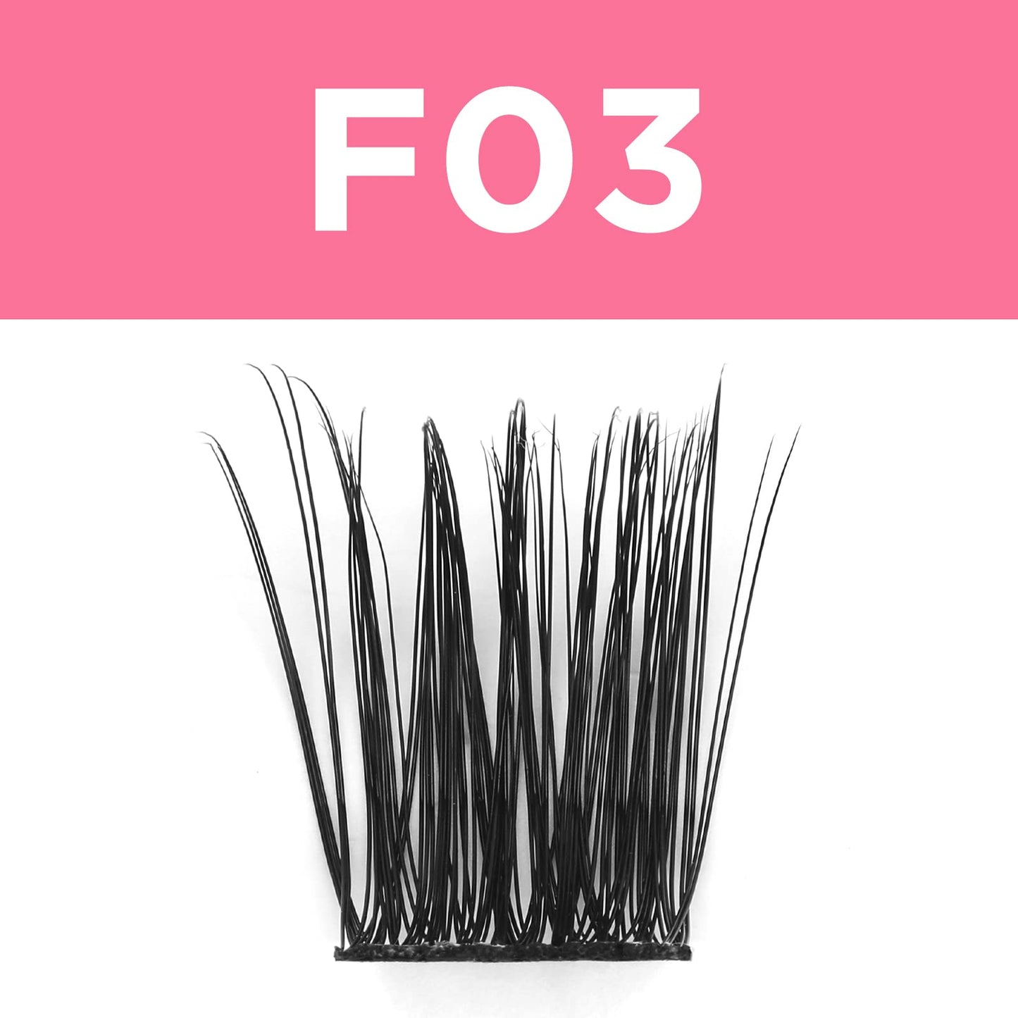 Cluster Lashes, Crislashes DIY Eyelash Extension 13 Rows, D Curl 16mm Individual Cluster Eyelashes Natural Look, 78 pcs Reusable Cluster Eyelash Extensions at Home (F03-D Curl Mix8-16mm)