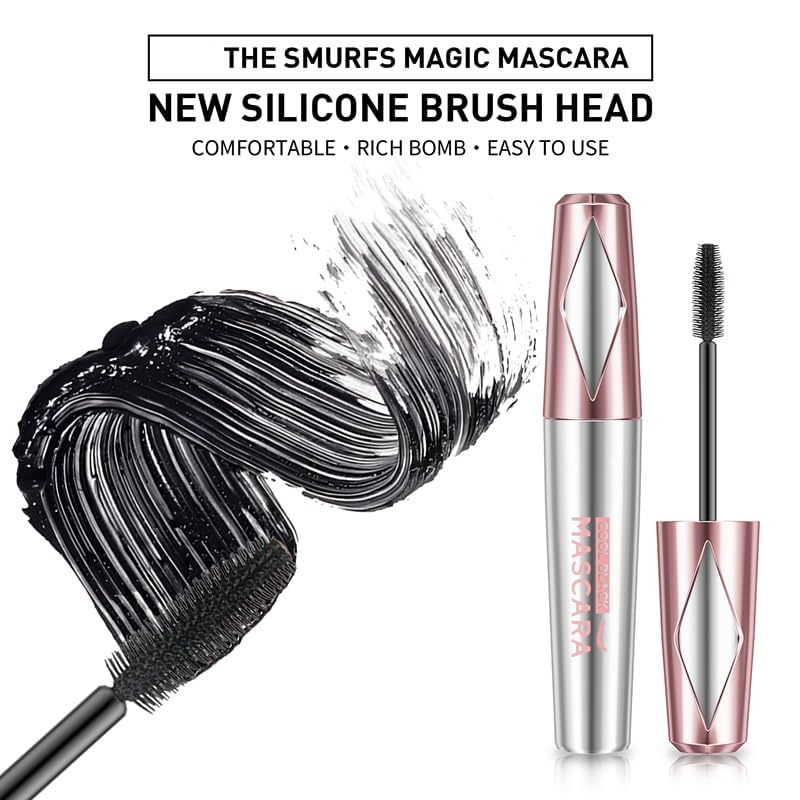 4D Silk Fiber Lash Mascara - Waterproof Volume & Length