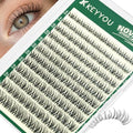 KEYYOU Spider Lash Clusters 8-16mm D Curl Wispy Eyelashes