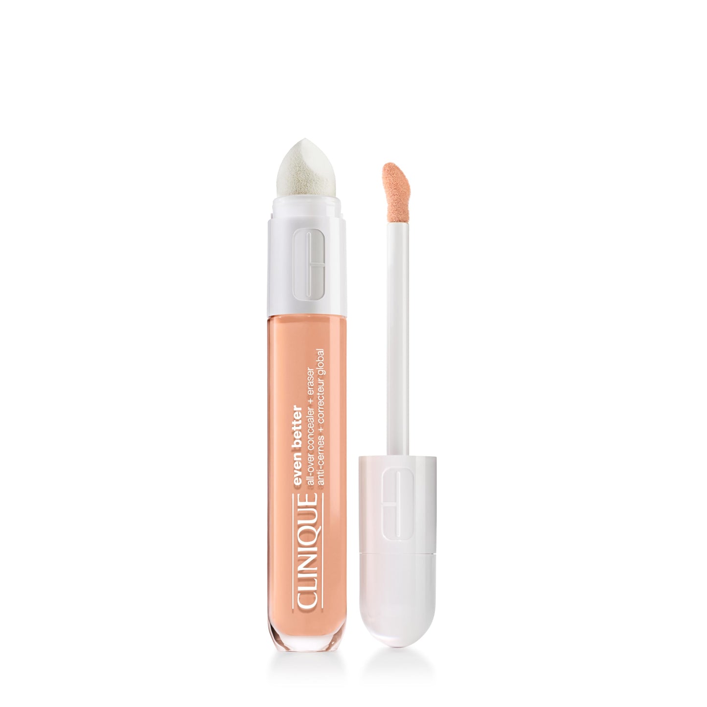 Clinique Even Better All-Over Full Coverage Concealer + Eraser For Dark Circles | Hydrating, Brightening + Depuffing, Vanilla