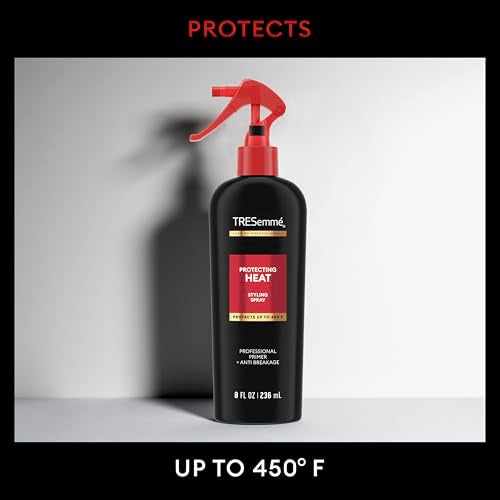 TRESemm? Styling Spray Pack of 6 Protecting Heat for Taming Frizz & Reducing Breakage, with Protection up to 450¡Æ, 8 Fl Oz