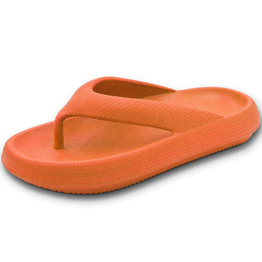 KIJUKI Flip Flops for Women Men Pillow Soft Slides Sandals Cushion Beach Flip Flops EVA Comfy Bath Spa Walking Sandals