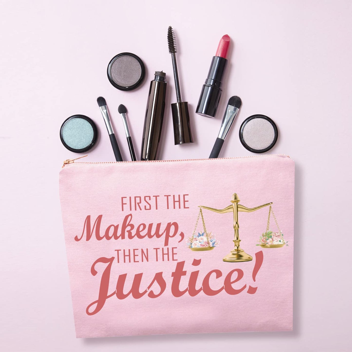 HnoonZ Appreciation Gifts for Female Lawyer,Lawyer Gifts for Women,Thank You Attorneys Gifts,Women Cosmetic Bag for Lawyer,Lawyer Makeup Bag,Criminal Justice Gifts,Future Lawyers Gifts for Women