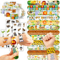 Jungle Party Favors Set - 72pc Tattoos & Slap Bracelets