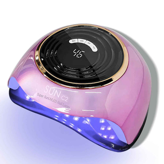 MIRAGE LAYON UV LED Nail Lamp, 288W Professional Nail Dryer for Gel Polish, 63 LED Beads Automatic Sensor Nail Curing Lamp with 4 Timer for Woman Girl Salon at Home