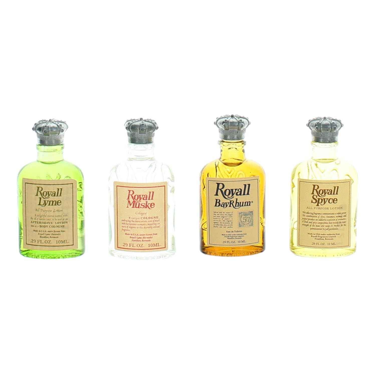 Royall Lyme Bermuda Collection by Royall Fragrances 4 Piece Mini Variety Set men