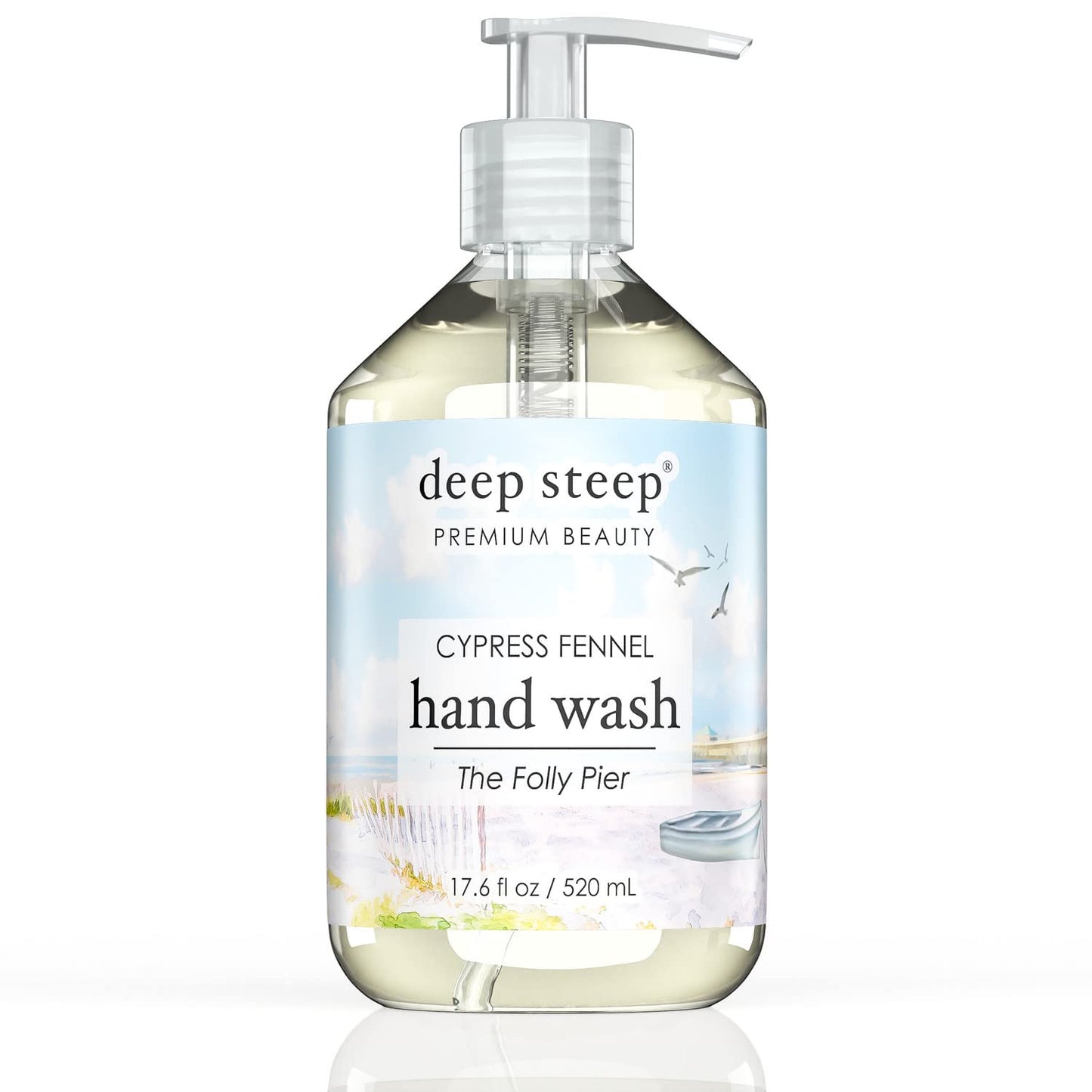 Deep Steep Liquid Hand Wash, 17.6 Ounces (Cypress Fennel)