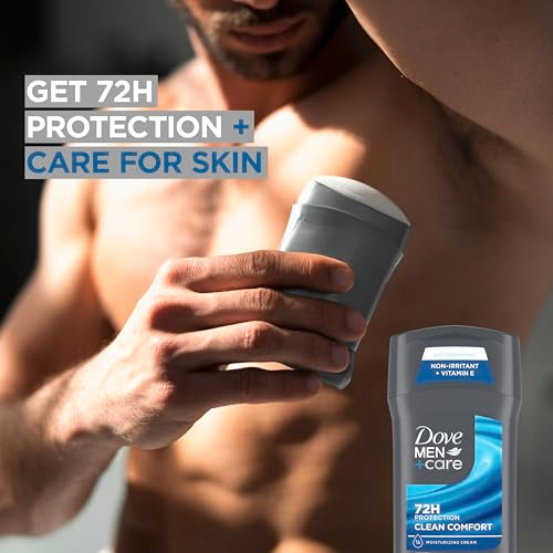 Dove Men Antiperspirant Stick Clean Comfort 72-Hour Protection - 4 Count