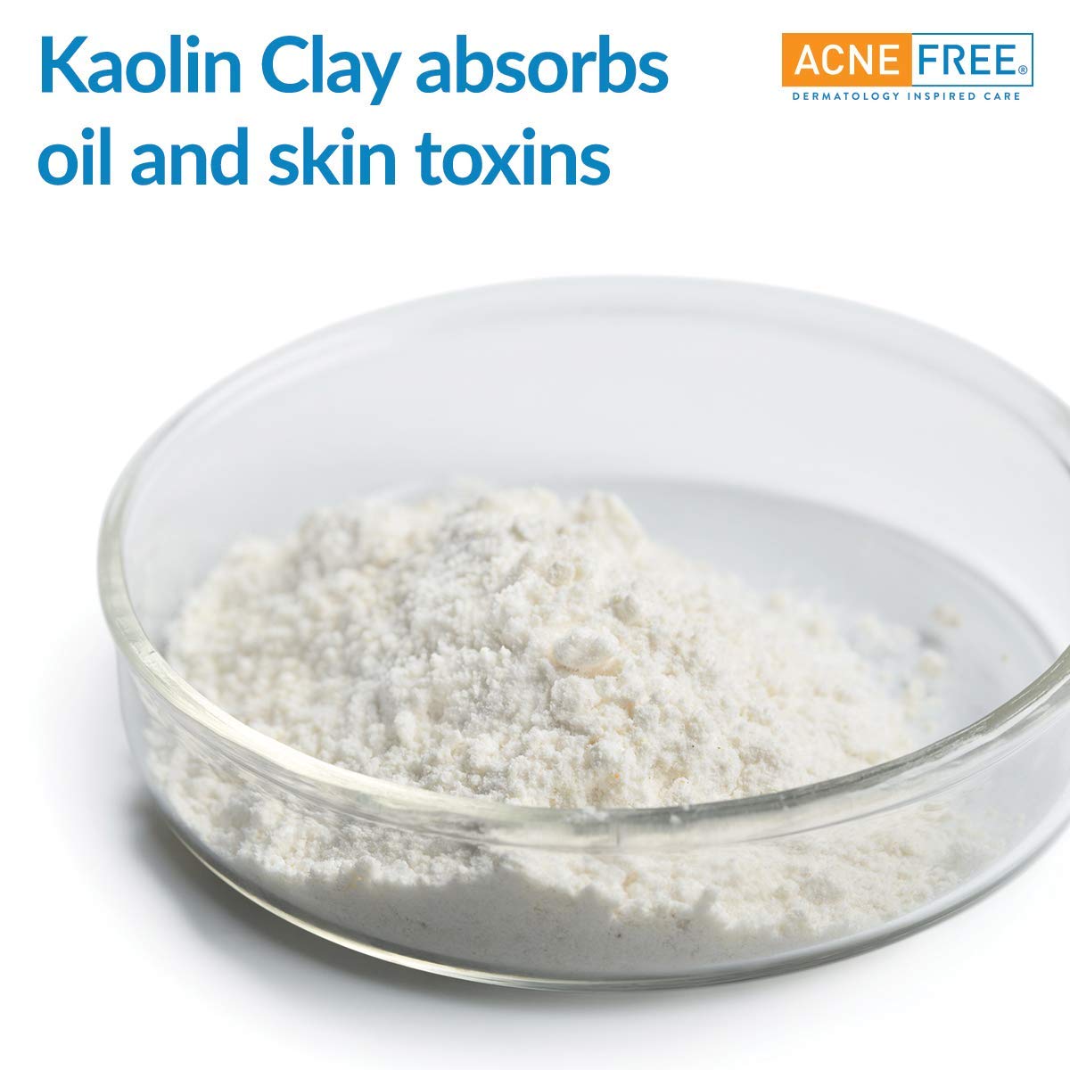 AcneFree Kaolin Clay Detox Mask with Charcoal, 5 Ounce - Pack of 2