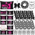 Mimorou 80 Pcs Cheer Gift Bulk for Team Cheerleader Gifts Include 20 Cheerleader Bracelet 20 Cheer Makeup Bag 20 Keychain 20 Scrunchies for Cheerleading Party Favors