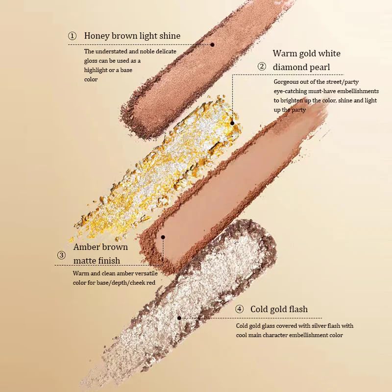 16-Color Eyeshadow Palette & Lip Gloss Makeup Set